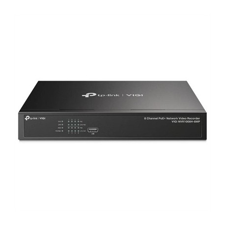 VIGI GRABADOR IP NVR1008H-8MP RACK 01 HDD 08 C POE