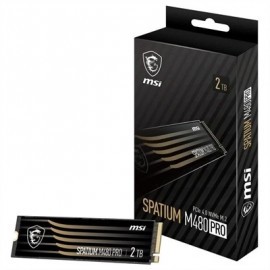 MSI SSD SPATIUM M480 PRO 2TB PCIE 4.0 NVME 7400MBS