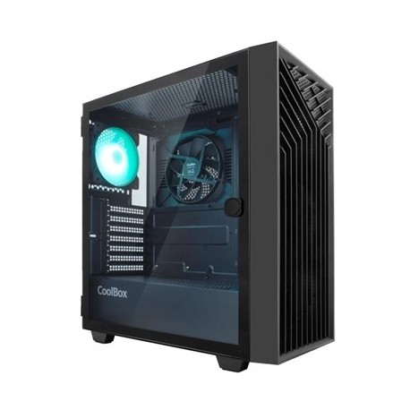 COOLBOX CAJA GAMING ATX GA300 GRIDLINE BLACK
