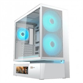 COUGAR CAJA SEMITORRE CFV235 MESH VISION WHITE