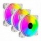 KEEP OUT VENTILADOR XFC-120DRW WHITE 5V ARGB 3X2