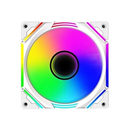 KEEP OUT VENTILADOR CAJA XFC-120MW WHIT 5V ARGB3X2