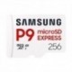 SAMSUNG MICROSDHC P9 EXPRESS 256GB V30, A1 800MBS
