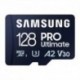 SAMSUNG MICROSDHC PRO ULTIMATE 128GB U3,V30,A2,4K