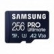 SAMSUNG MICROSDHC PRO ULTIMATE 256GB U3,V30,A2,4K