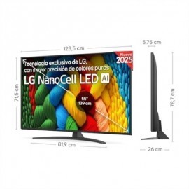 LG 55NANO81A6A TV 55" UHD SMART TV 4K