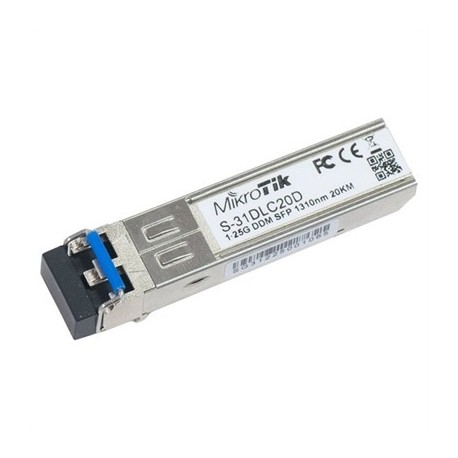 MIKROTIK S-31DLC20D MODULO SFP MONO MODO 20KM