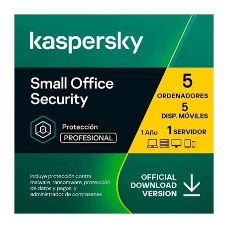 KASPERSKY SMALL OFFICE SECURITY V7 5+1 ES ESD