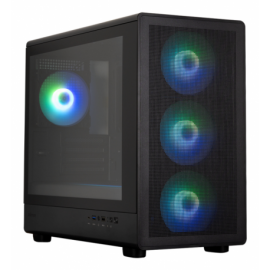 CAJA ZALMAN M5 MATX 4 X VENT 120MM ARGB 2XUSB 3.0 NEGRO S/N FUENTE