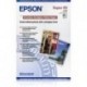 EPSON PAPEL FOTOGRAFICO SEMIBRILLO (PREMIUM SEMIGLOSSY PHOTO) A3+, 20 HOJAS - 250G.
