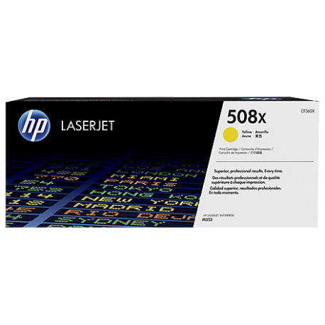 HP LASERJET M553 TONER 508X AMARILLO ALTA 9.500 PAGINAS ALTA CAPACIDAD