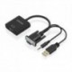 AISENS CONVERSOR SVGA/M+JACK3.5/M+USB A/M HDMI/H
