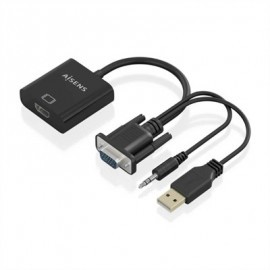 AISENS CONVERSOR SVGA/M+JACK3.5/M+USB A/M HDMI/H