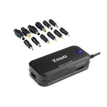 TOOQ CARGADOR PORTATIL 90W MANUAL 12 CONECTORES