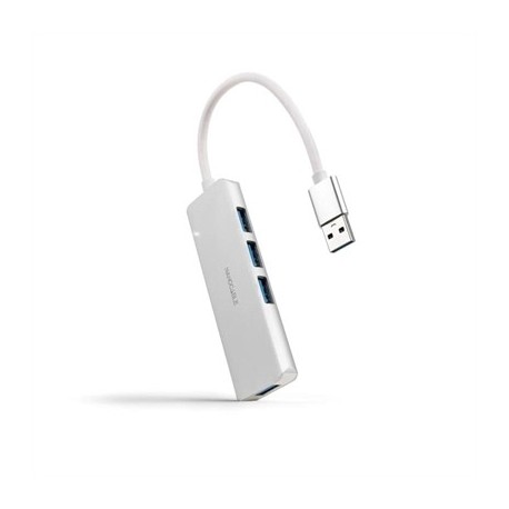 NANOCABLE HUB USB 3.0 4 X USB 3.0 10CM. GRIS