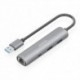 AISENS USB-A 3.0 DOCK A RJ45 HUB 1XUSB-C 2XUSB-A
