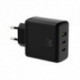 EWENT CARGADOR GAN FAST 65W 2 USB-C PD-1USB-A QC