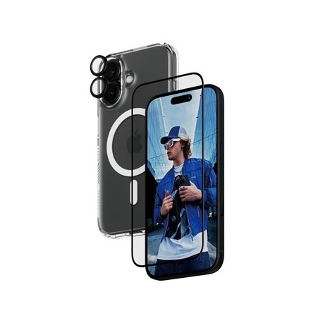 PANZERGLASS 3-IN-1 BUNDLE PROTECCION IPHONE 16