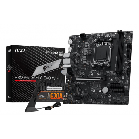 MSI PLACA BASE PRO A620AM-G EVO WIFI DDR5 MATX