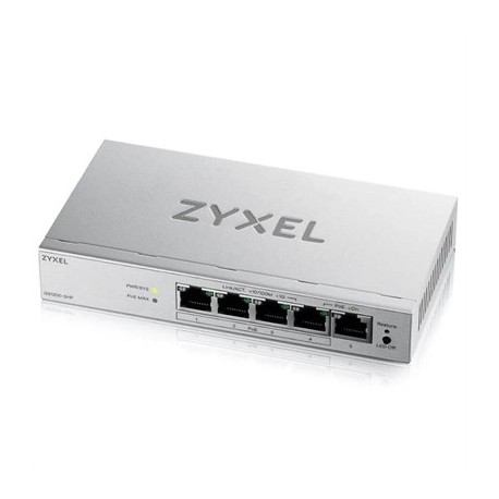 ZYXEL GS1200-5HPV3 SWITCH 5XGB (4XPOE+) 68W