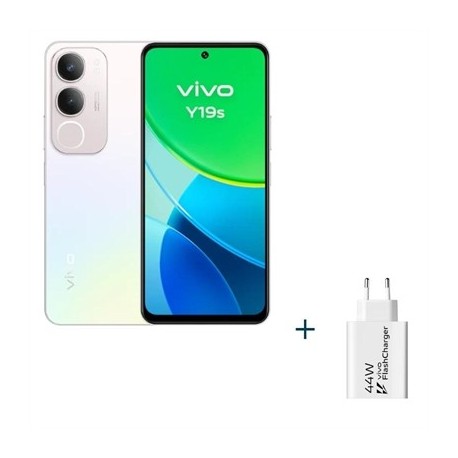 VIVO Y19S 6.68" 6GB(+6GB)128GB SILVER+CARGADOR 44W